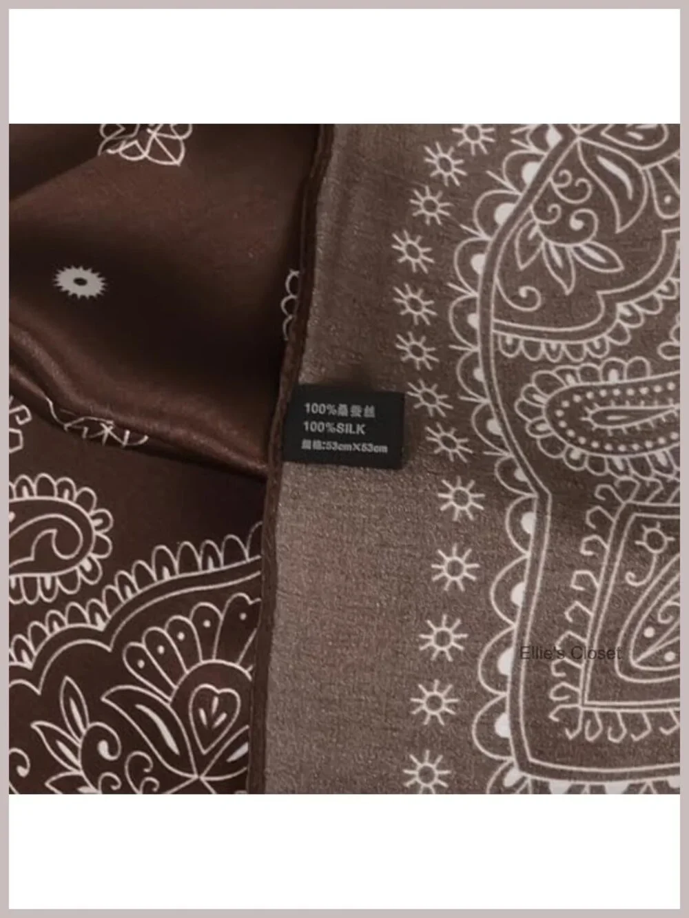 100% Mulberry Silk Square Scarf 21